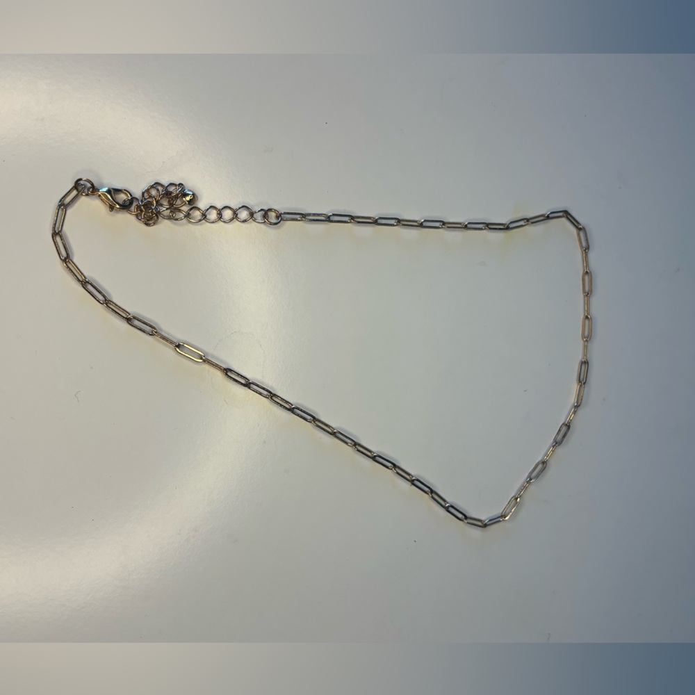 Gold Paperclip Chain Necklace - Women Jewelry